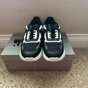 Kingside “Phillip” Black & White Sneakers – Men’s Size 10.5